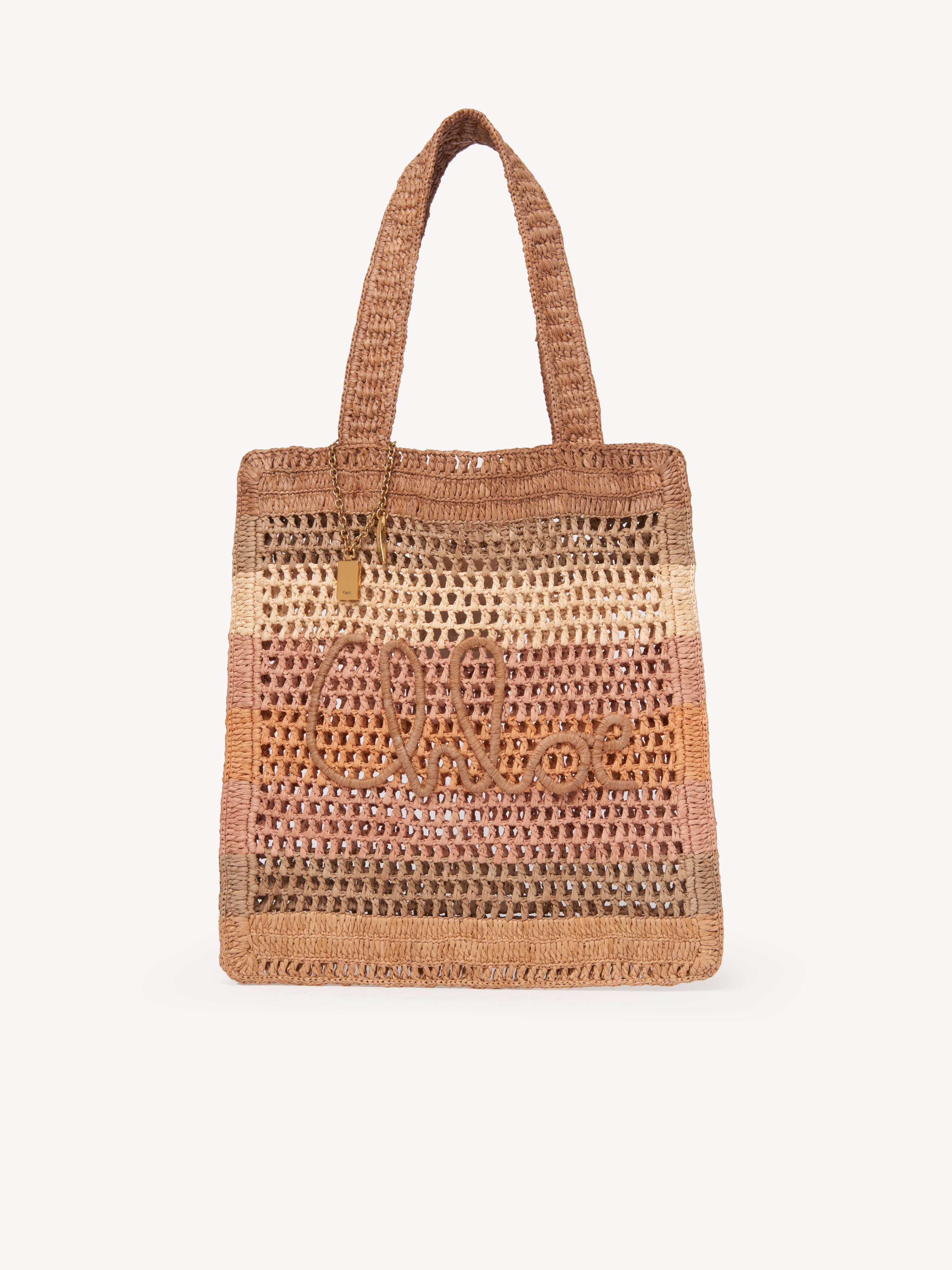 Woven beach bag