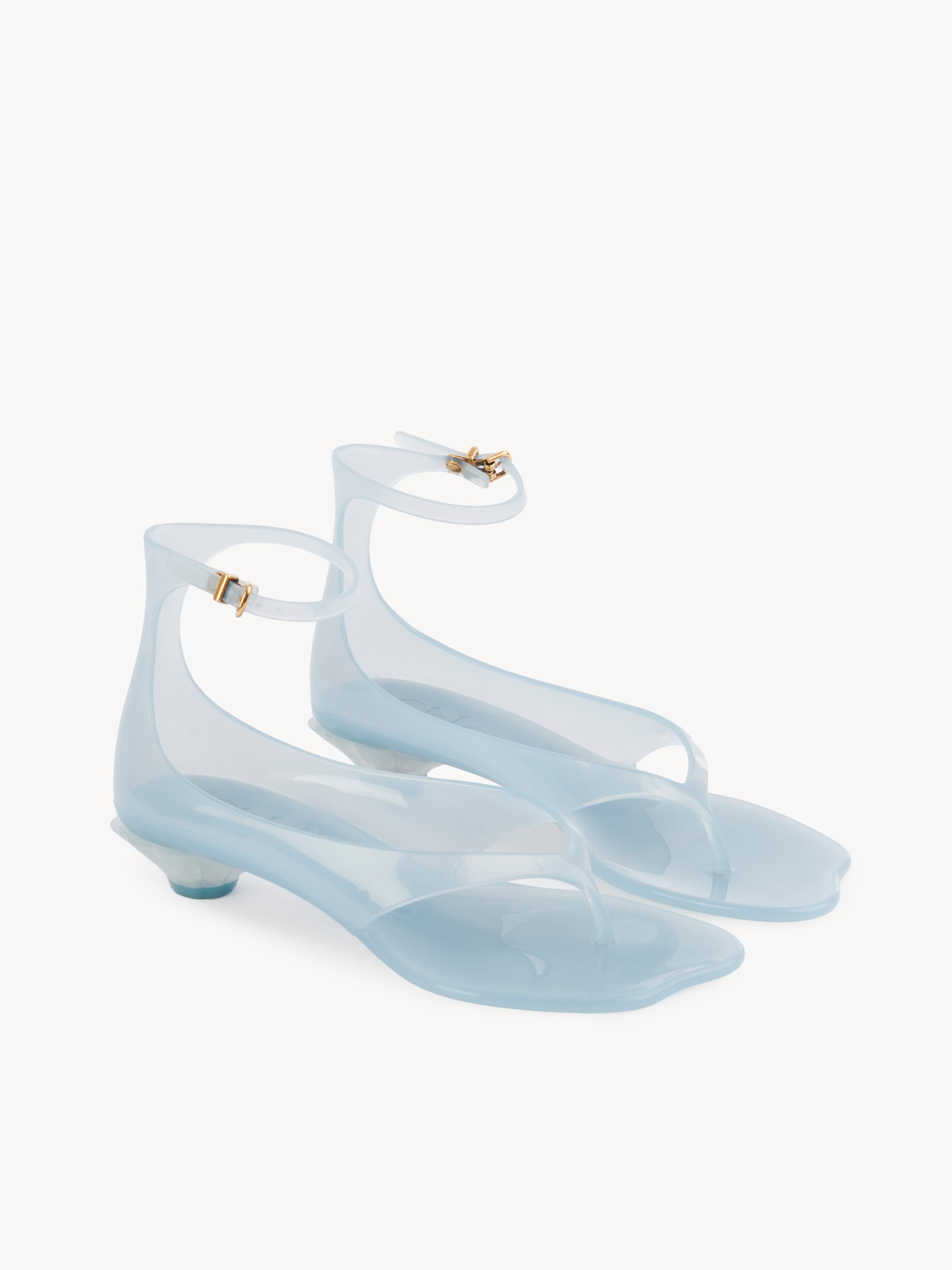 Clear jelly sandals - A